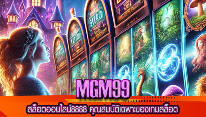 สล็อตออนไลน์8888 คุณสมบัติเฉพาะของเกมสล็อต